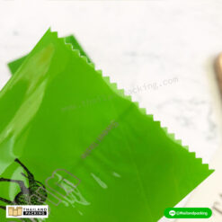 ถุงคุกกี้ ซีลกลาง สีเขียว (คละลาย)